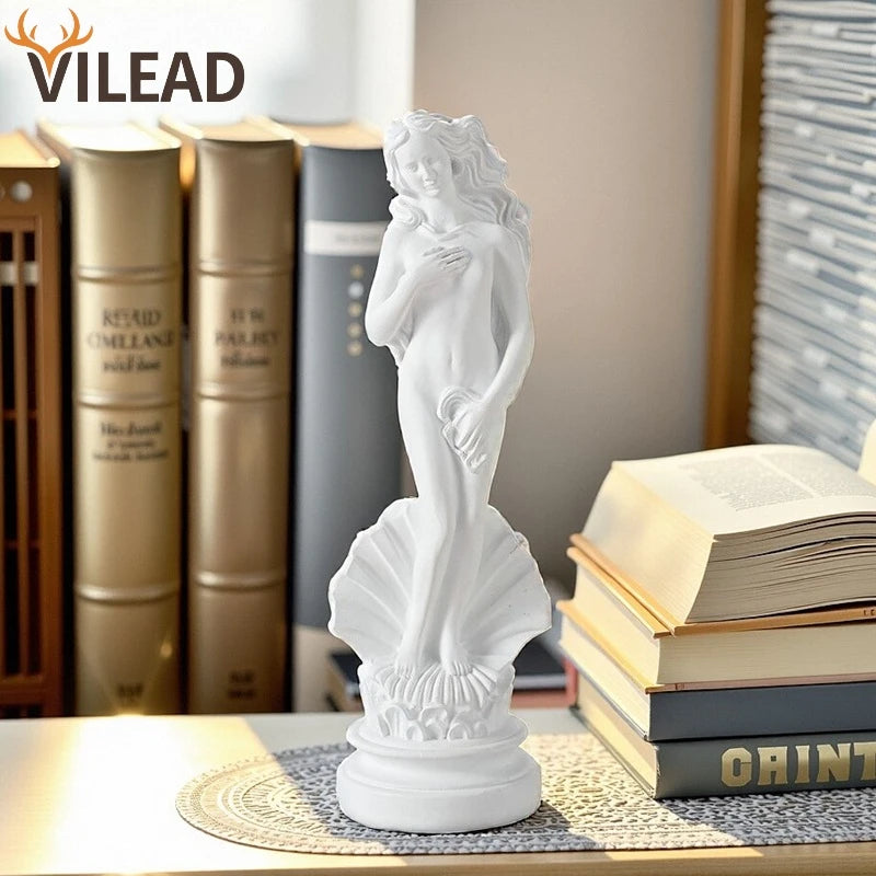 clHouse & Home
Aphrodite statue
Greek mythology goddess decor
Goddess of beauty figurine
The Birth of Venus sculpture
White resin mythology ornaments
Bookshelf art figurines
Art enthusiast gift ideas
Classical Greek desktop decor
Minimalist goddess statue