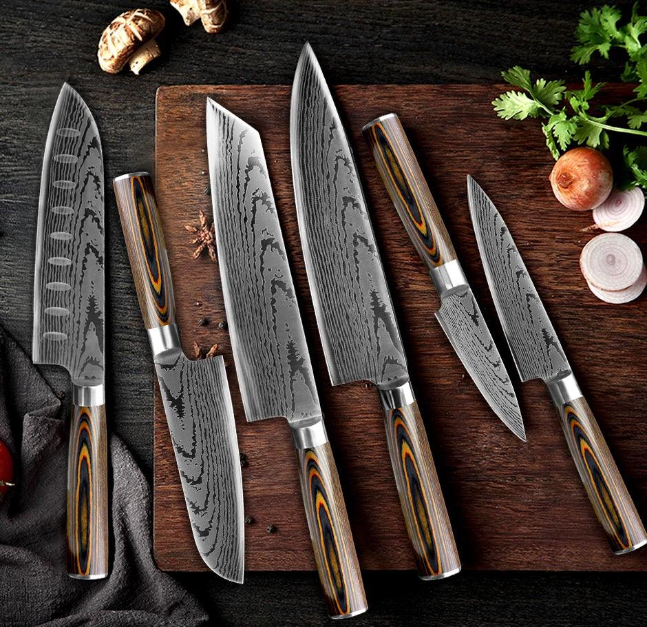 Ultra-Sharp
Stainless Steel
Serious Cook
Precise Cuts
Performance Premium
Kitchen Upgrade
Kitchen Complete Set
Japanese Chef Knife Set
Home Chefs Professional-Grade
Exquisite Design
Essential Knives
Ergonomic Handles Handcrafted