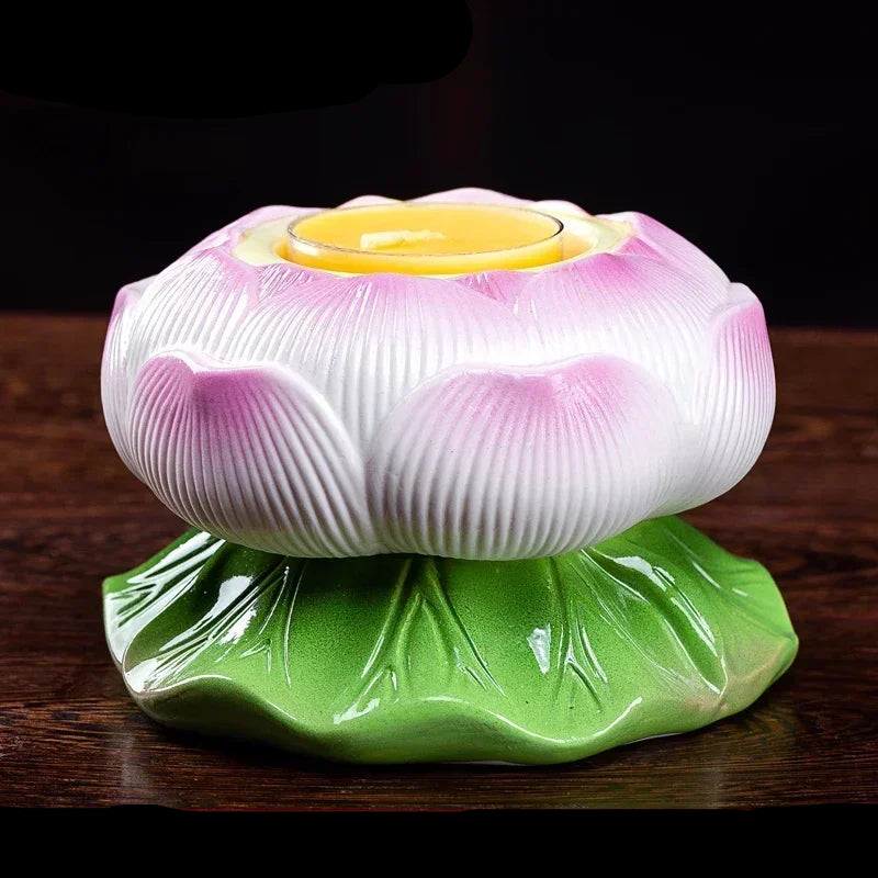 Unique Tranquility Spiritual Space Serene Atmosphere Peace Meditation Home Decor Harmony Handcrafted Calming Energy Buddhist Candlestick
spiritual decor
religious items
lotus serenity
lotus candle holder
Feng Shui
ceramic candle holder
butter candle holder
Buddhism
Buddha ware