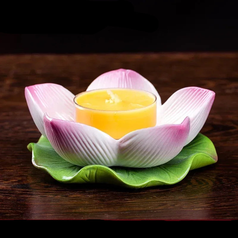 Unique Tranquility Spiritual Space Serene Atmosphere Peace Meditation Home Decor Harmony Handcrafted Calming Energy Buddhist Candlestick
spiritual decor
religious items
lotus serenity
lotus candle holder
Feng Shui
ceramic candle holder
butter candle holder
Buddhism
Buddha ware