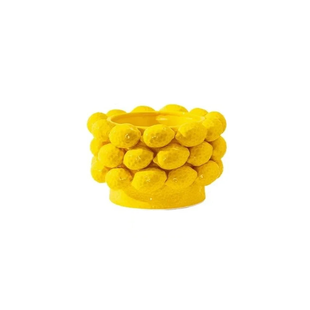 "Lemon Grove" Ceramic Decorative Vase