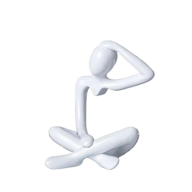 Minimalist Thinker
Abstract thinker sculpture Modern home ornament Minimalist desk decor Thinker figurine Nordic office accessories Eco-friendly art sculpture Contemporary bookshelf decor Thoughtful gift ideas Abstract art supplies