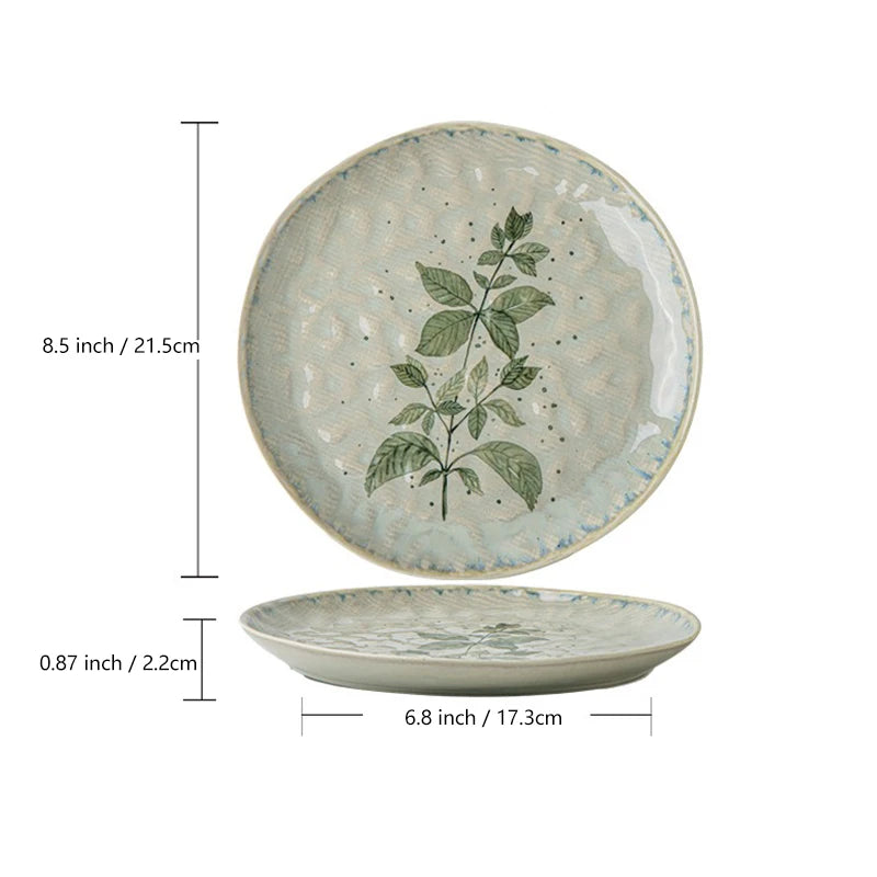 Green ceramic dinner plate
Porcelain steak dish
Emerald green tableware
Modern pasta plate
Elegant dessert dish
8.5 inch dinner plate
Luxury ceramic crockery
Minimalist porcelain plate
Dark green kitchenware
