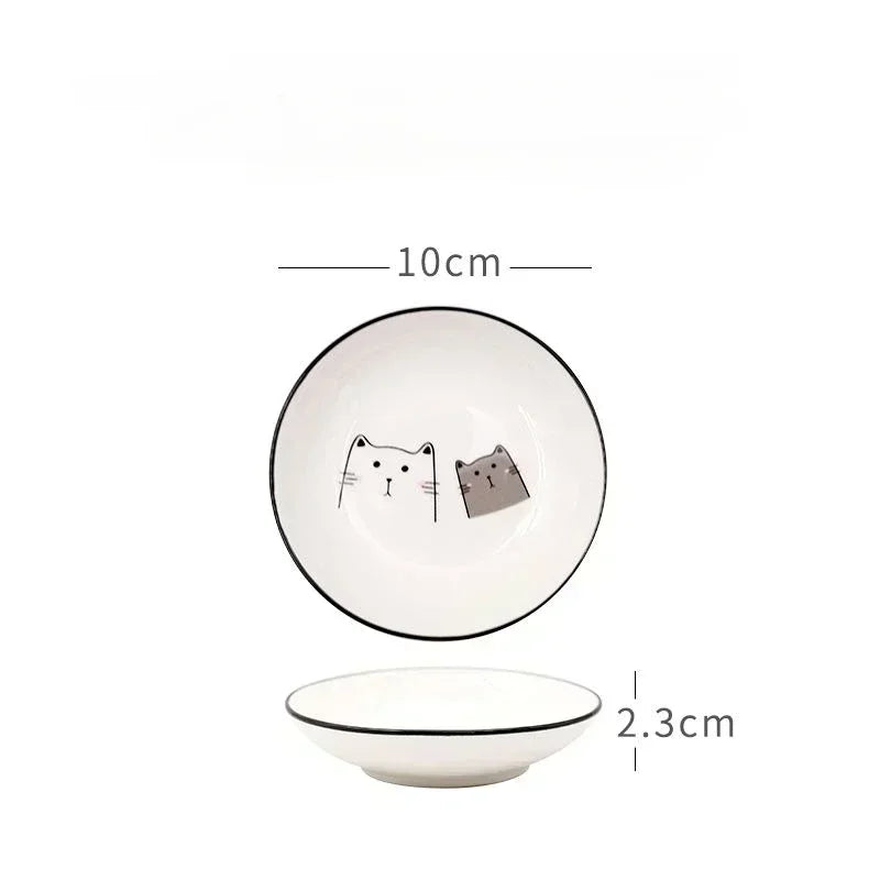 Cat ceramic sauce dish
Cute seasoning plate
Kawaii kitchen accessories
Soy sauce dip bowl
Cat lover kitchen gift UK
Mini dessert plate
Creative snack dishes
Sushi condiment bowl
Ceramic vinegar dish