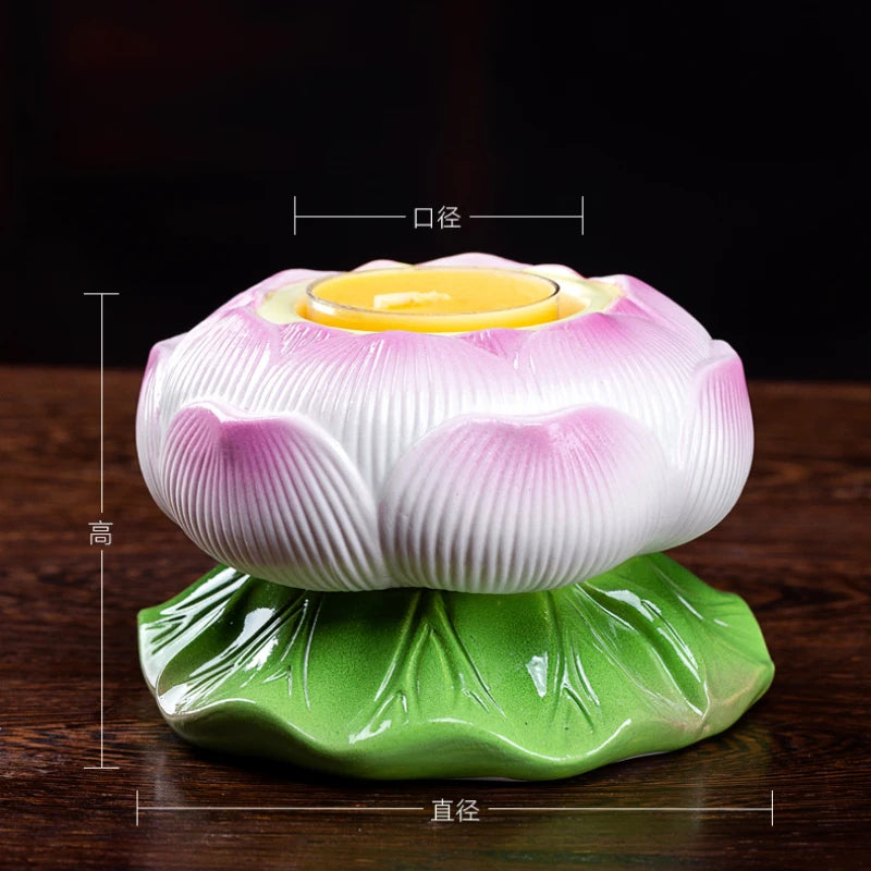 Unique Tranquility Spiritual Space Serene Atmosphere Peace Meditation Home Decor Harmony Handcrafted Calming Energy Buddhist Candlestick
spiritual decor
religious items
lotus serenity
lotus candle holder
Feng Shui
ceramic candle holder
butter candle holder
Buddhism
Buddha ware