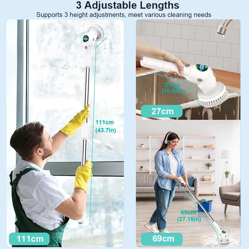 Versatile
Tiles
Sparkling Clean
Scrubbing
Powerful
Lightweight
Kitchen
Hard Work
Grout
Grime
Fast
Efficient
Easy to Use
Easy Cleaning
Dirt
Deep Clean
Cordless Scrubber
Cordless Power Scrubber
Cleaning Routine
Cleaning
Bathroom