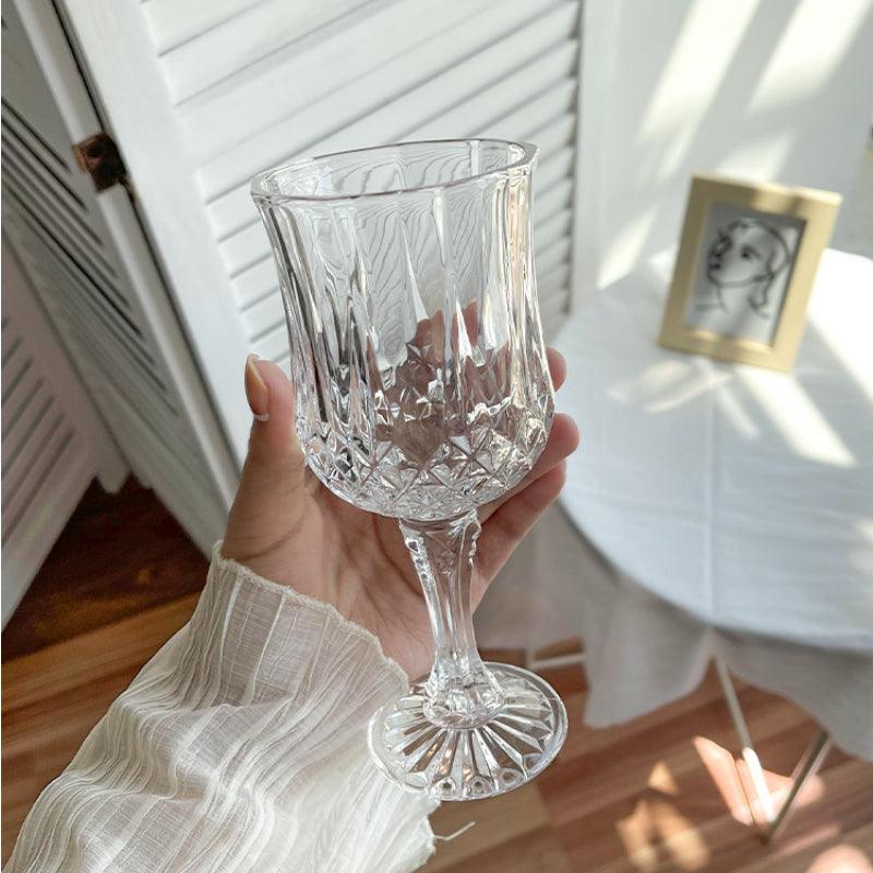 Luxury Glass Goblet Red Wine Goblet Crystal Goblet Handcrafted Elegant Timeless Hand-Blown Wine Lover Special Occasions Statement Piece Drinkware