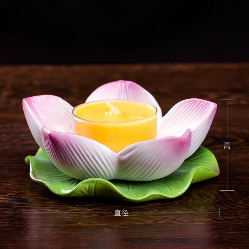Unique Tranquility Spiritual Space Serene Atmosphere Peace Meditation Home Decor Harmony Handcrafted Calming Energy Buddhist Candlestick
spiritual decor
religious items
lotus serenity
lotus candle holder
Feng Shui
ceramic candle holder
butter candle holder
Buddhism
Buddha ware