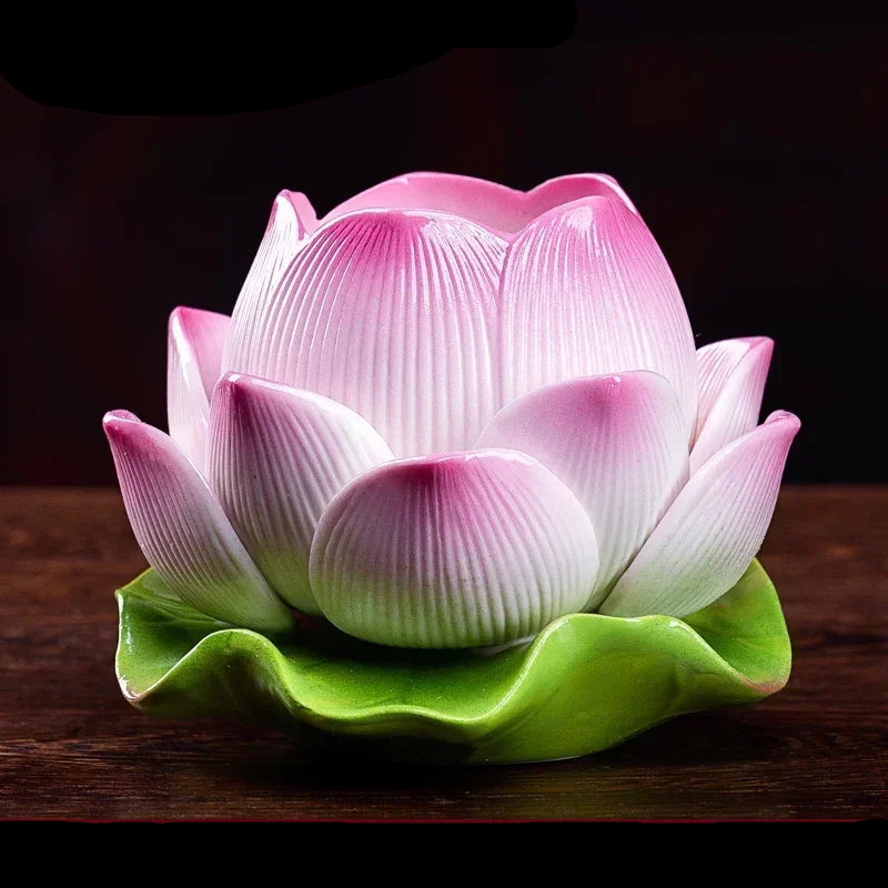 Unique Tranquility Spiritual Space Serene Atmosphere Peace Meditation Home Decor Harmony Handcrafted Calming Energy Buddhist Candlestick
spiritual decor
religious items
lotus serenity
lotus candle holder
Feng Shui
ceramic candle holder
butter candle holder
Buddhism
Buddha ware