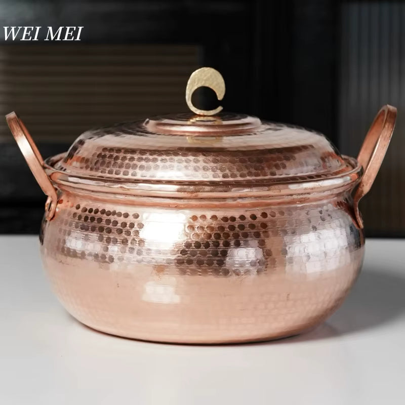 "Cotswold" Handcrafted Copper Picnic Pot & Skillet