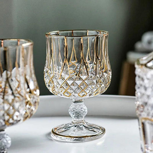 Timeless

Stunning

Luxurious

Handcrafted

Gold Rim

Gold Accents

Exquisite

Crystal Tumbler

Any Occasion