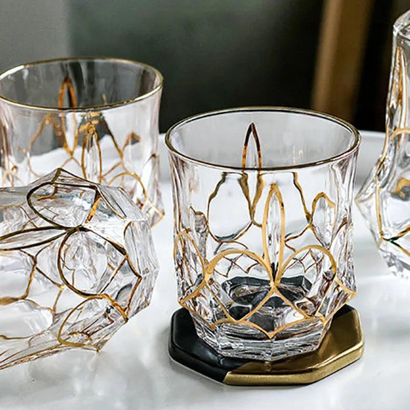 Timeless

Stunning

Luxurious

Handcrafted

Gold Rim

Gold Accents

Exquisite

Crystal Tumbler

Any Occasion