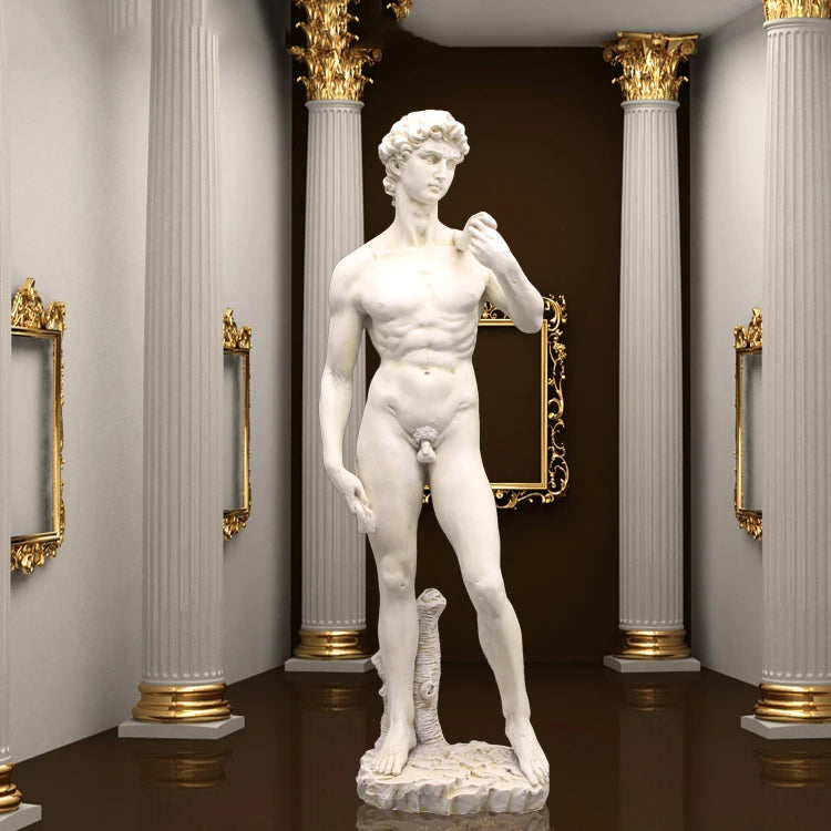 clHouse & Home
David statue 

Michelangelo replica 

Renaissance home decor

Resin character figurine

Office desktop sculpture

Classical art ornaments

Luxury lounge accessories

European style statues

Artistic housewarming gift