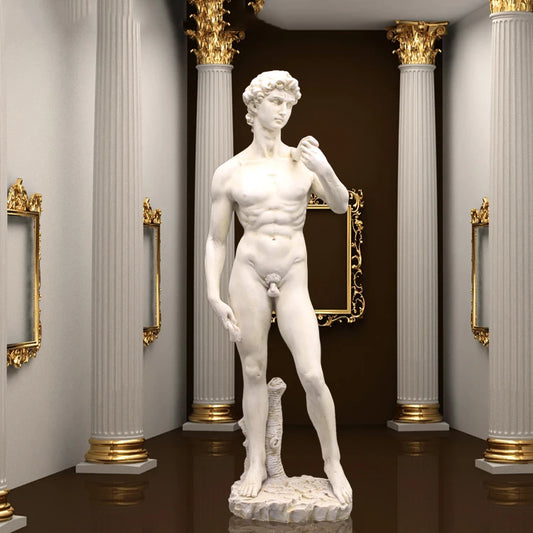 clHouse & Home
David statue 

Michelangelo replica 

Renaissance home decor

Resin character figurine

Office desktop sculpture

Classical art ornaments

Luxury lounge accessories

European style statues

Artistic housewarming gift