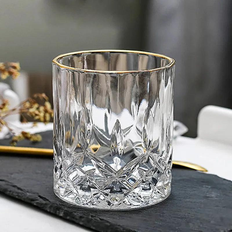Timeless

Stunning

Luxurious

Handcrafted

Gold Rim

Gold Accents

Exquisite

Crystal Tumbler

Any Occasion