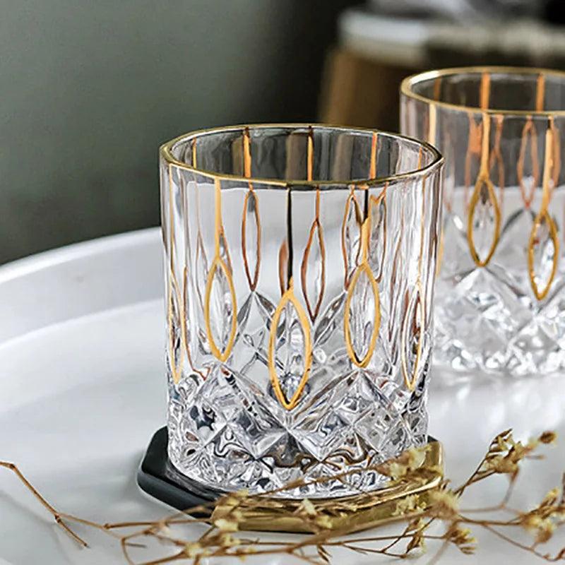 Timeless

Stunning

Luxurious

Handcrafted

Gold Rim

Gold Accents

Exquisite

Crystal Tumbler

Any Occasion