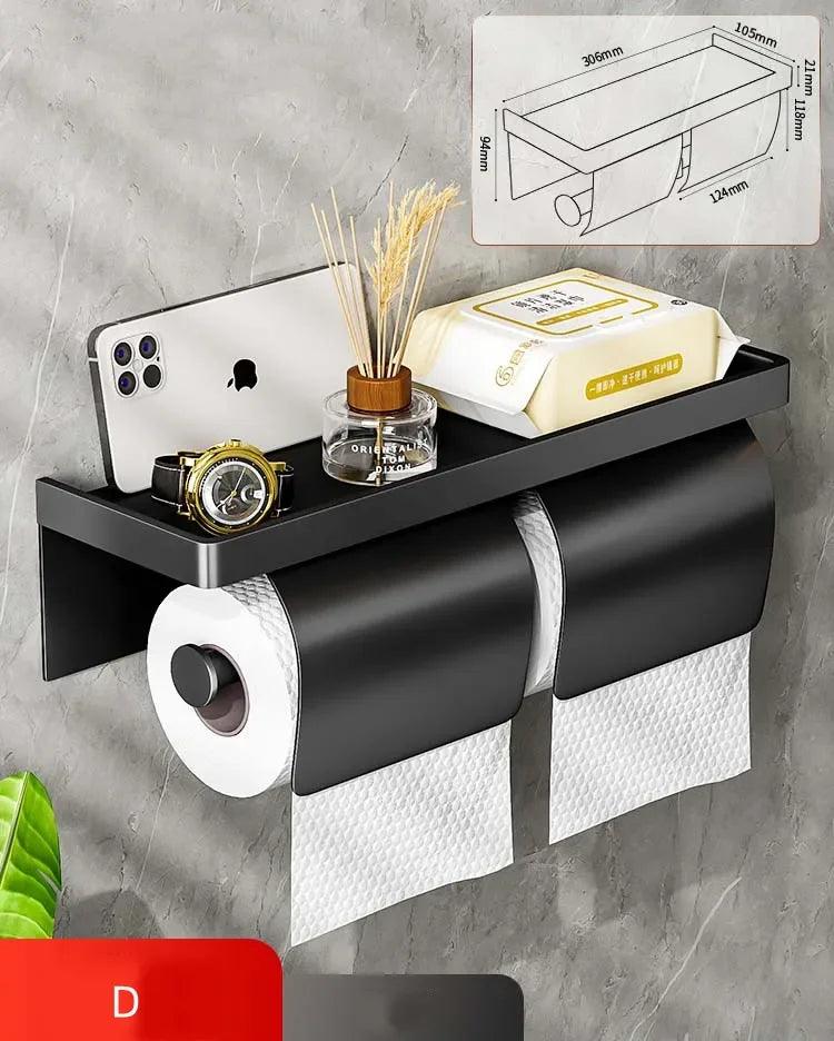 Versatile

Toilet Paper Holder

Stylish Upgrade Bathroom

Small Spaces

Rust-Resistant Organized Bathroom

Modern Bathroom

Minimalist

Elegant Bathroom

Easy Install

Easy Clean Modern

Durable Space-Saving