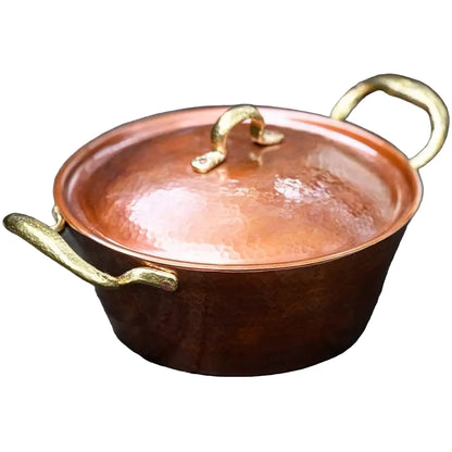 clHouse & Home
Copper pasta pot 

Small hammered soup pot

Portable copper  pan

Handcrafted copper cookware

Thickened bottom copper pot

Vintage mini stockpot

Artisan kitchenware copper