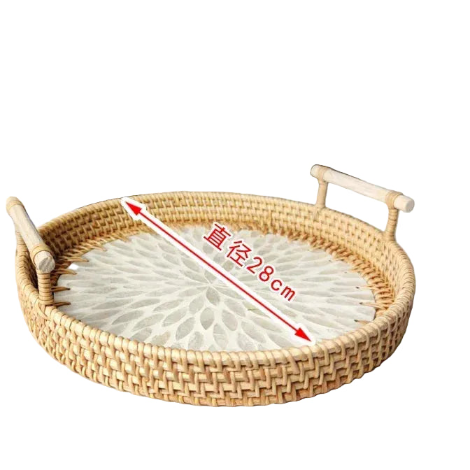clHouse & Home
Rattan storage tray 

Shell inlay wicker basket

Boho living room organiser

Handcrafted jewellery tray

Round rattan tray with handles

Natural shell home decor

Artisan woven tray

Wicker trinket organiser