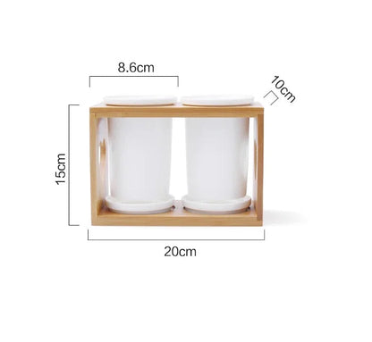 Japanese ceramic chopstick holder Anti-mildew chopstick storage Ceramic kitchen drainer rack Zen kitchen accessories Hygienic utensil holder Draining chopstick box Ceramic cutlery organiser Minimalist kitchen storage Sustainable kitchenware