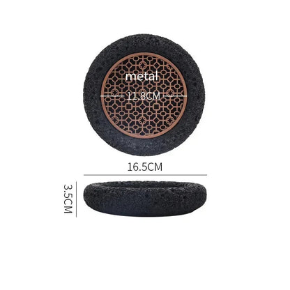 coHouse & Home
Black volcanic stone plate UK

Creative sushi serving tray

Unique honeycomb coal plate

Dry ice food presentation

Industrial style tableware

Artisan cold plate for sushi

Modern black dinnerware

Designer gift for chefs