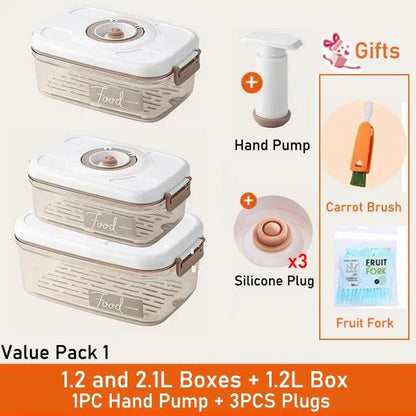 Vacuum-Sealed

Storage

Stackable

Save Money Food Storage

Pantry Vacuum-Sealed

Homeacuum-Sealed

Freshness

Fresher For Longer Organize Kitchen

Fresh Vault Pro

Food Waste

Flavor Food Waste

Eco-Conscious

Containers

Airtight Containers