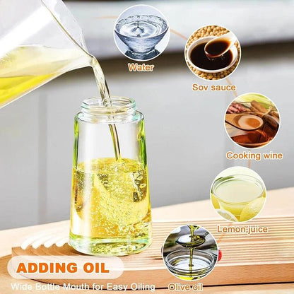 Dispensador de aceite en aerosol: perfecto para distribuir aceite de oliva, vinagre y salsa de soja.