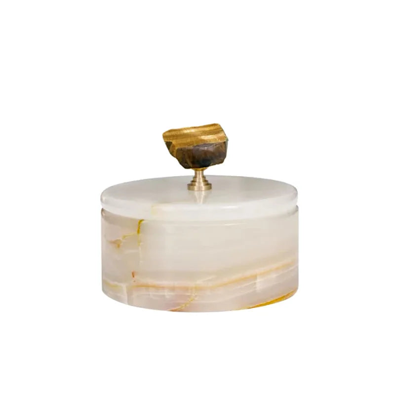 "Stone Keeper" Agate Lidded 