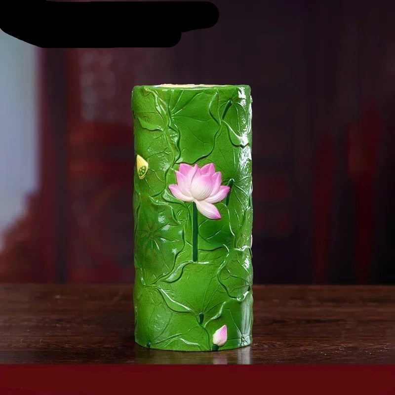 Ceramic lotus candle holder

Buddhist butter lamp holder

Feng Shui home decor UK

Lotus flower altar supplies

Spiritual home ornaments

Zen meditation accessories

Premium ceramic candle stand

High-grade Buddha ware

Decorative tea light holder