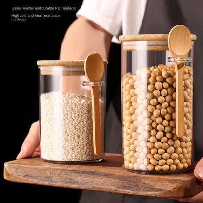 clHouse & Home
Airtight spice jars with spoons UK

Transparent food storage pots

Moisture proof herb containers

Minimalist kitchen spice organizer

Clear tea and coffee storage

Glass-look airtight canisters

Luxury kitchen pantry jars

Small seasoning pots with lids