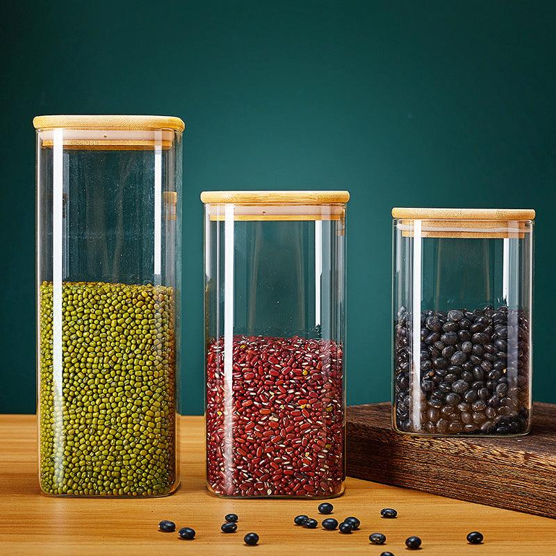 Stylish Eco-Friendly Glass Storage Jars

Square Glass Storage Jars

Square Glass Jars

Pantry Organization

Modern

Kitchen Decor

food Storage Square Glass Jars

Elegant

Easy to Clean Kitchen Upgrade

Durable

Dry Goods Storage

Bamboo Lids