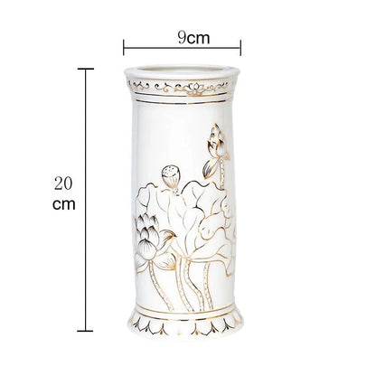Buddhist offering vase

Guanyin water bottle

Gilded ceramic vase

Buddha hall supplies UK

Altar purification vessel

Buddhist ritual accessories

Compassion water bottle

Ceramic incense vase

Home sanctuary decor