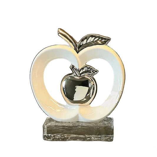 Ceramic apple ornament

Luxury home accessories

Modern living room decor

Wine cabinet handicrafts

Housewarming gift ideas

Niche home ornaments

Contemporary ceramic sculpture

Artisan home decor UK

Minimalist mantelpiece accessory