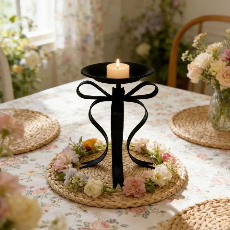 clHouse & HomeNordic candlestick base UK

Retro French candle holder

Vintage photography props for home

Minimalist wedding table decoration

Antique style desktop ornament

Elegant taper candle stand

French country dinner table decor

Luxury resin candlestick holder