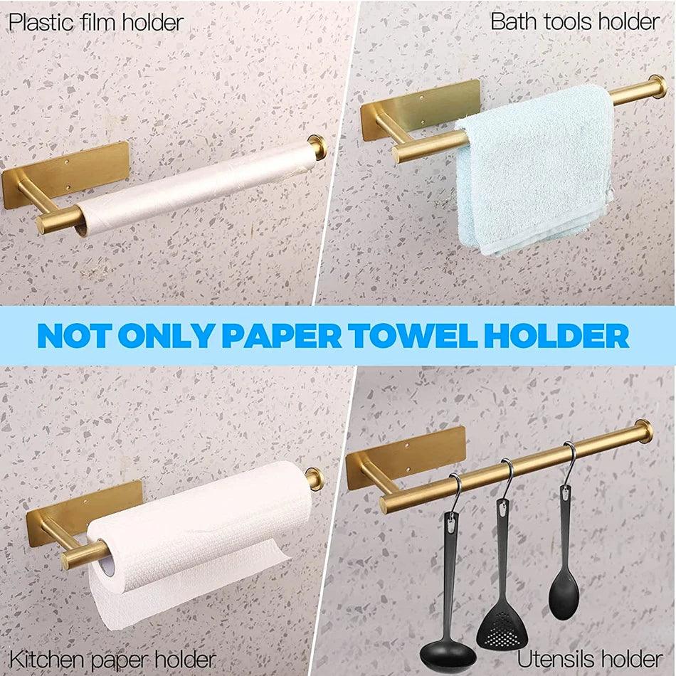 
wall hooks

organizer

no-drill multi-purpose holder in brushed gold & black

no-drill multi-purpose holde

no-drill

kitchen accessories