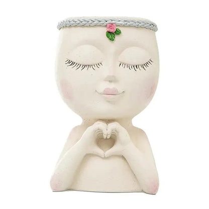 Whimsy

Unique

Succulents

Stylish

Small Plants Girl Face Vase

Room Ceramic Vase

Quirky

Plant Lovers Home Decor

Indoor Plants

Home Decor Flower Vase

Handmade

Girl Face Vase

Gift

Fun

Face

Cute

Creative