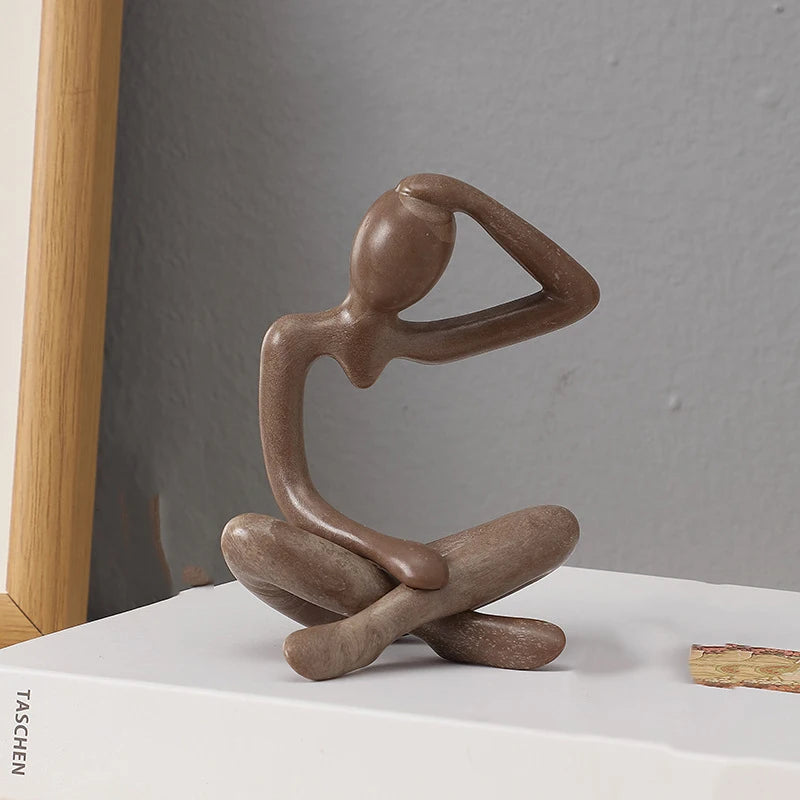 Minimalist Thinker

Abstract thinker sculpture Modern home ornament Minimalist desk decor Thinker figurine Nordic office accessories Eco-friendly art sculpture Contemporary bookshelf decor Thoughtful gift ideas Abstract art supplies