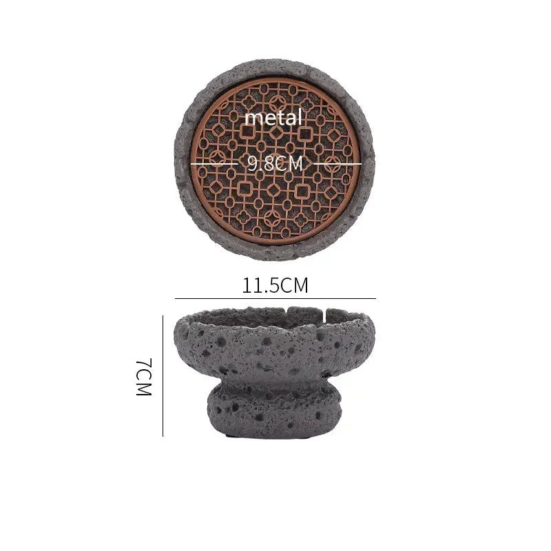 clHouse & Home
Black volcanic stone plate UK

Creative sushi serving tray

Unique honeycomb coal plate

Dry ice food presentation

Industrial style tableware

Artisan cold plate for sushi

Modern black dinnerware

Designer gift for chefs