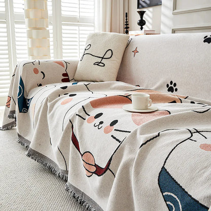 Thicken chenille blanket

Cartoon sofa cover

Winter couch throw

Office nap shawl

Non-slip furniture protector

Cute cotton thread blanket

Multi-purpose sofa towel

Decorative armchair cover

Nursery furniture throw