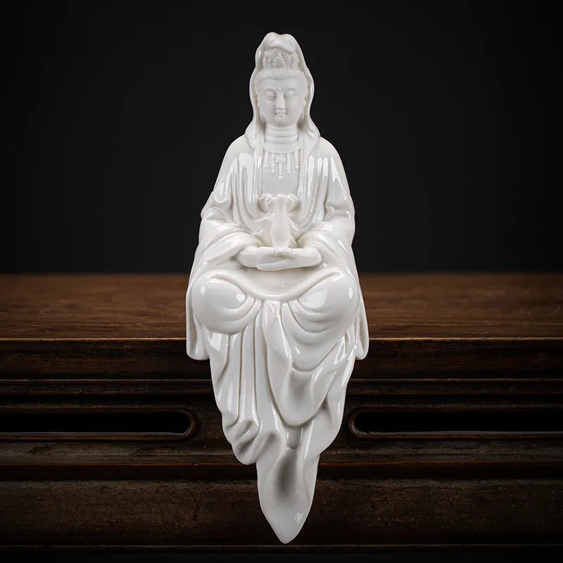 Estátua de Buda Guanyin

Queimador de incenso de refluxo

Ornamento de Bodhisattva em porcelana

Decoração Zen para casa