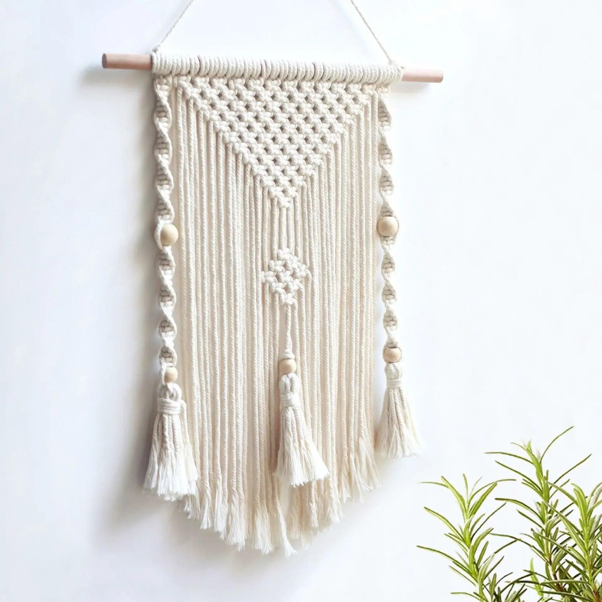 Sustainable

Nature

Natural Fibers

Minimalist Homes

Macrame Wall Decor

Macrame Wall Art

Handmade

Ethical

Eco-Friendly Macrame Wall Hanging

Boho Decor

Boho Chic