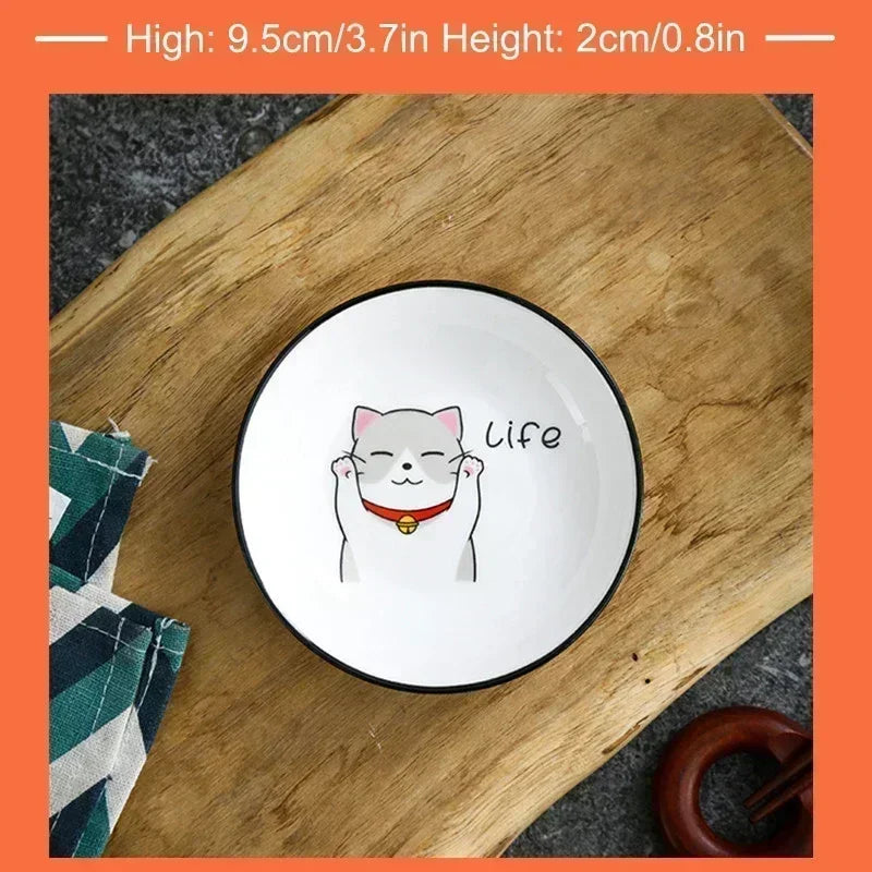 Cat ceramic sauce dish

Cute seasoning plate

Kawaii kitchen accessories

Soy sauce dip bowl

Cat lover kitchen gift UK

Mini dessert plate

Creative snack dishes

Sushi condiment bowl

Ceramic vinegar dish