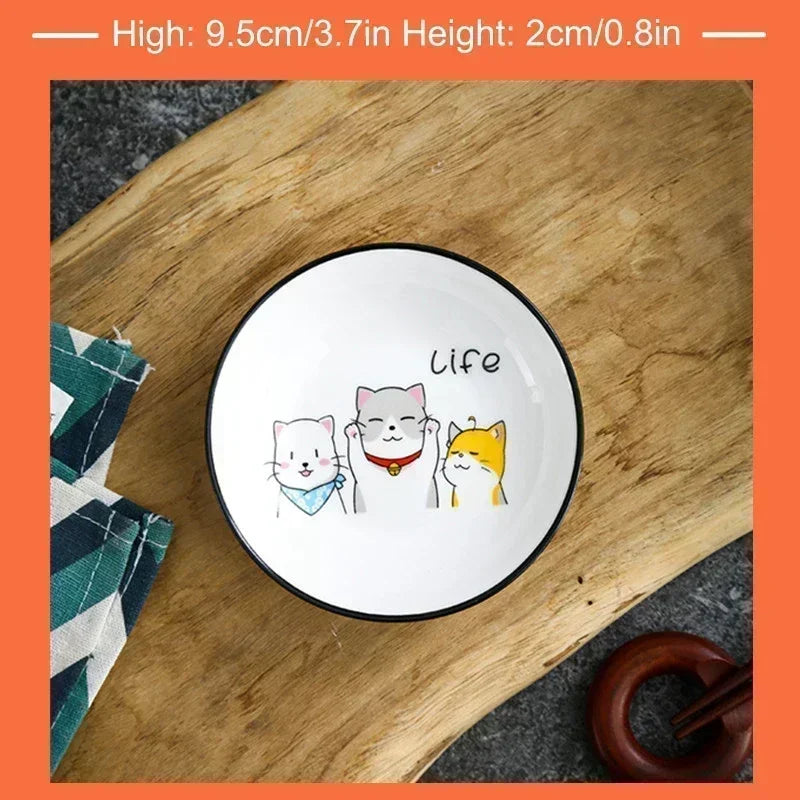 Cat ceramic sauce dish

Cute seasoning plate

Kawaii kitchen accessories

Soy sauce dip bowl

Cat lover kitchen gift UK

Mini dessert plate

Creative snack dishes

Sushi condiment bowl

Ceramic vinegar dish