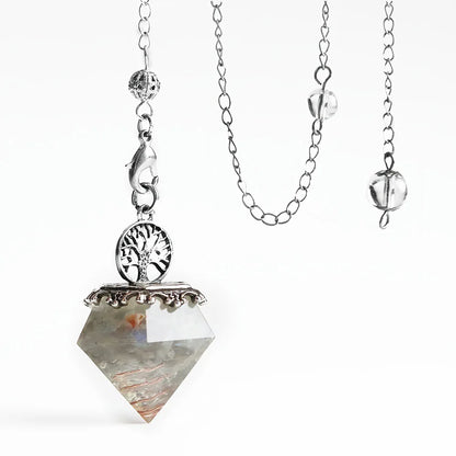 Aquamarine Orgone pendulum

Tree of Life dowsing tool

Reiki healing pendant

Natural stone divination

Spiritual scrying tool

Orgonite energy pendulum

Aquamarine jewellery UK

Dowsing for beginners

Healing point pendulum