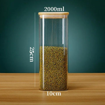 Stylish Eco-Friendly Glass Storage Jars

Square Glass Storage Jars

Square Glass Jars

Pantry Organization

Modern

Kitchen Decor

food Storage Square Glass Jars

Elegant

Easy to Clean Kitchen Upgrade

Durable

Dry Goods Storage

Bamboo Lids