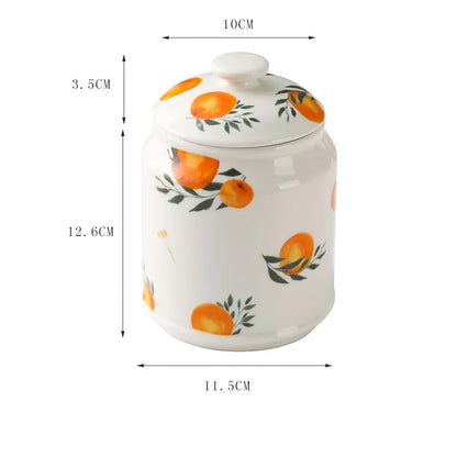 Lemon ceramic storage jar

Fruit shaped spice jar 

Citrus kitchen accessories

Lemon desktop organiser

Quirky food storage container

Yellow ceramic canister

Botanical kitchen supplies

Artisanal fruit storage bottle