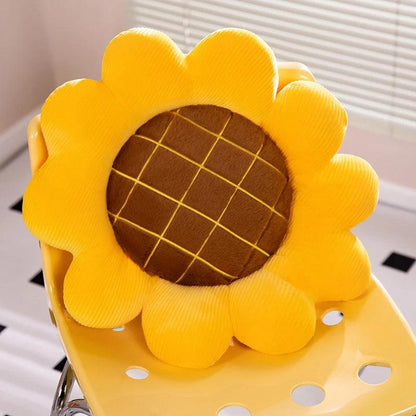 Sunflower Pillow Plush Pillow Home Decor Bedroom Decor Nursery Decor Soft Cuddly Gifts Sunny Cozy