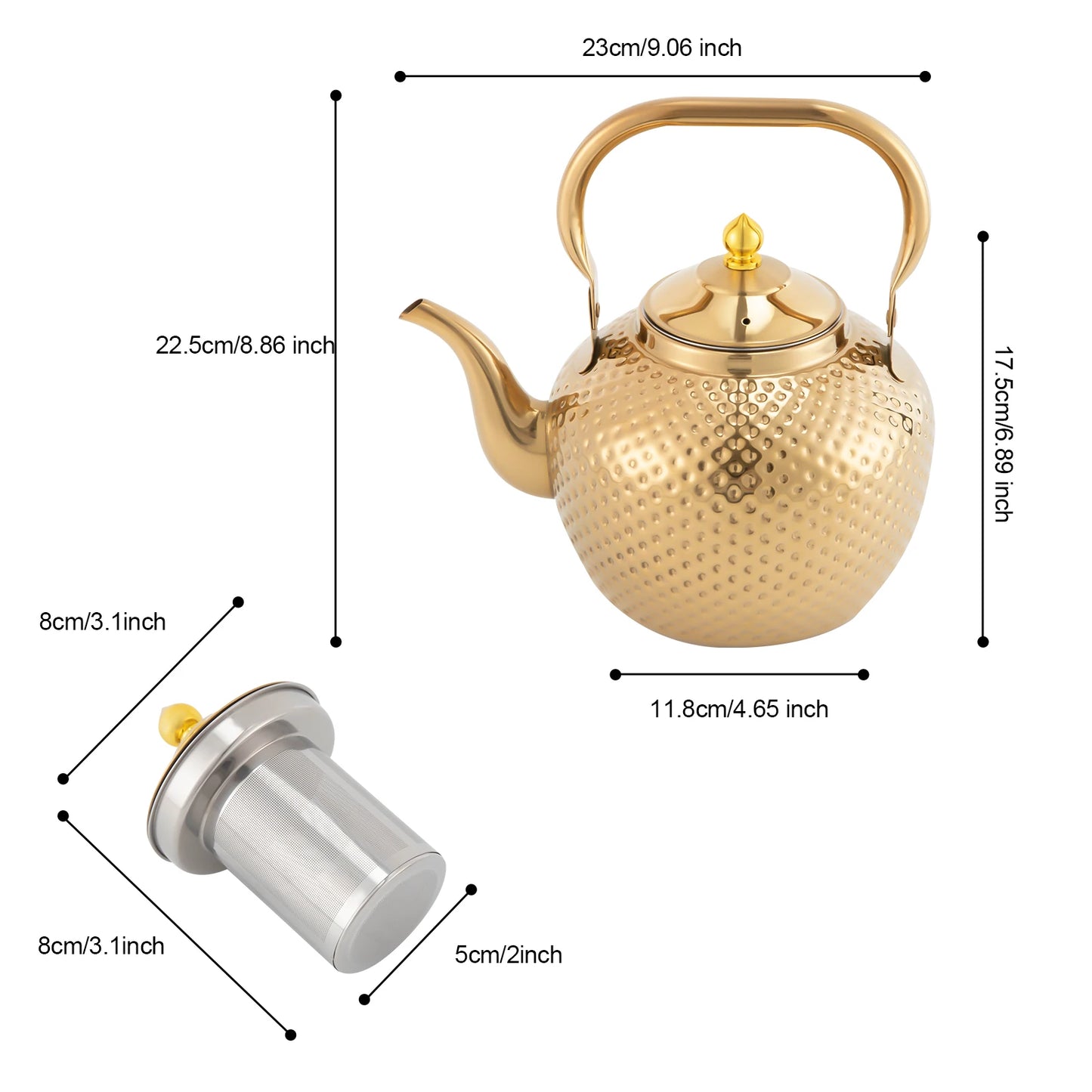 clHouse & Home
Hammered stainless steel teapot UK

2L induction safe tea kettle

Luxury gold teapot with filter

Modern silver tea pot for gas stove

Stainless steel camping teapot

Large capacity tea infuser kettle

Designer stovetop teapot UK

Boutique kitchenware gift ideas