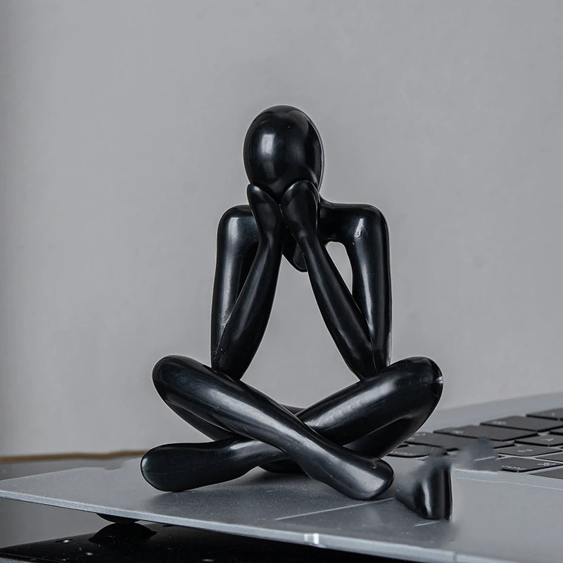 Minimalist Thinker

Abstract thinker sculpture Modern home ornament Minimalist desk decor Thinker figurine Nordic office accessories Eco-friendly art sculpture Contemporary bookshelf decor Thoughtful gift ideas Abstract art supplies