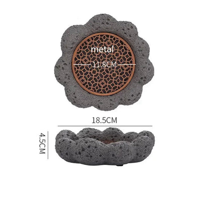 clHouse & Home
Black volcanic stone plate UK

Creative sushi serving tray

Unique honeycomb coal plate

Dry ice food presentation

Industrial style tableware

Artisan cold plate for sushi

Modern black dinnerware

Designer gift for chefs